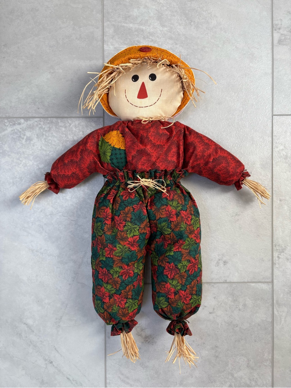 Stuffed Scarecrow Doll Autumn Decoration
